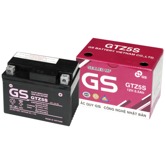 Bình ắc quy xe máy GS GTZ5S