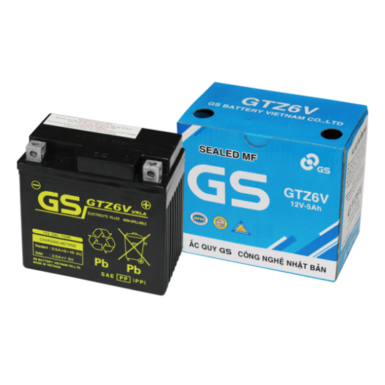 Bình ắc quy xe máy GS GTZ6V